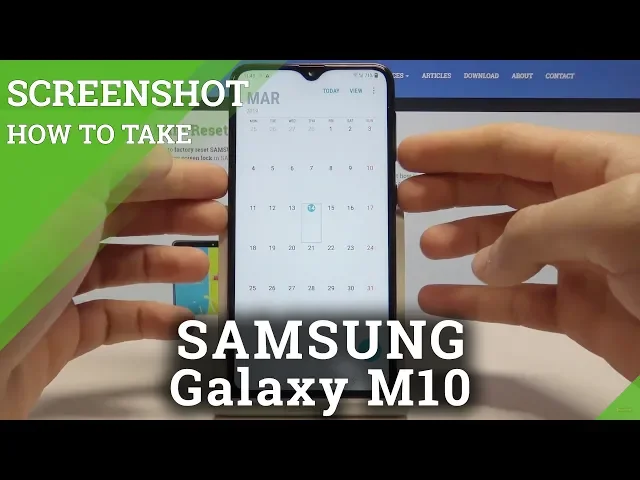 Video thumbnail for How to Take Screenshot on SAMSUNG Galaxy M10 - Save Screen Tutorial