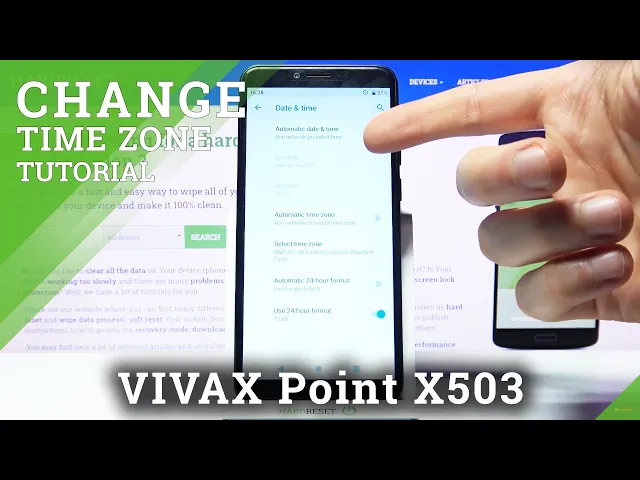 Video thumbnail for How to Set Up Date & Time on VIVAX Point X503 – Adjust Date & Time Settings