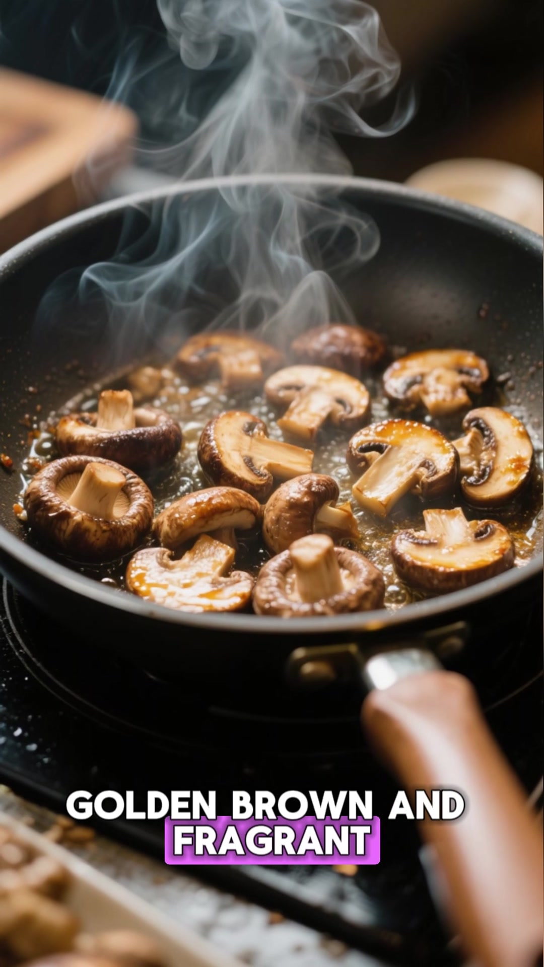 Video thumbnail for Udon Noodles with Shiitake Mushrooms and Spinach