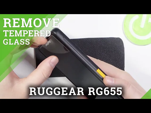 Video thumbnail for How to Remove Tempered Glass - RugGear RG655