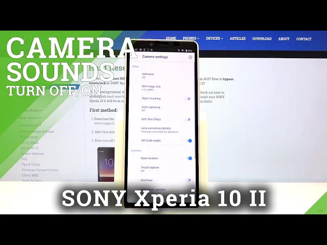 Video thumbnail for How to Manage Camera Sounds in SONY Xperia 10 II – Remove Camera Sound Feedback