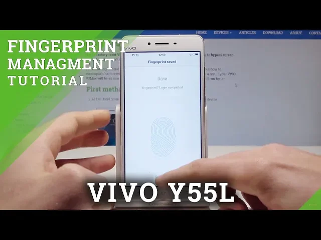 Video thumbnail for How to Add Fingerprint in VIVO Y55L - Set Up Fingerprint