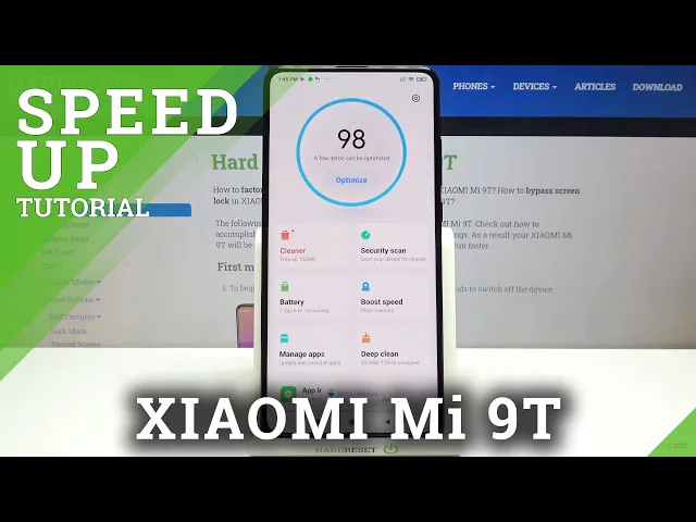 Video thumbnail for How to Speed Up XIAOMI Mi 9T – Optimization Process