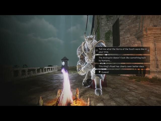 Video thumbnail for Tainted Grail: The Fall of Avalon - Horns of The South: Fuel Bonfire, Level Up, Talk To King Arthur