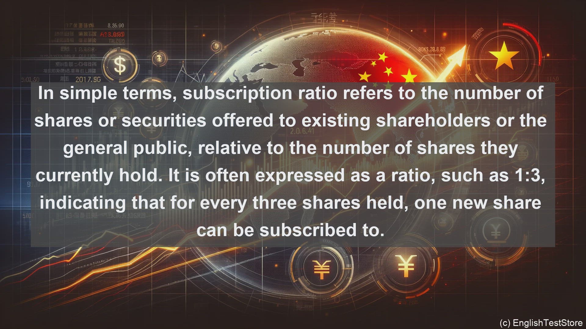 'Video thumbnail for Subscription ratio in economics and finance'