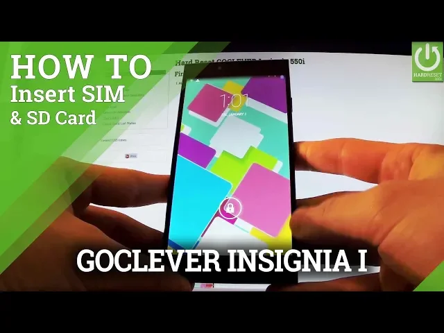 Video thumbnail for GOCLEVER Insignia 550i INSERT SIM & SD / Set Up SIM and SD Card