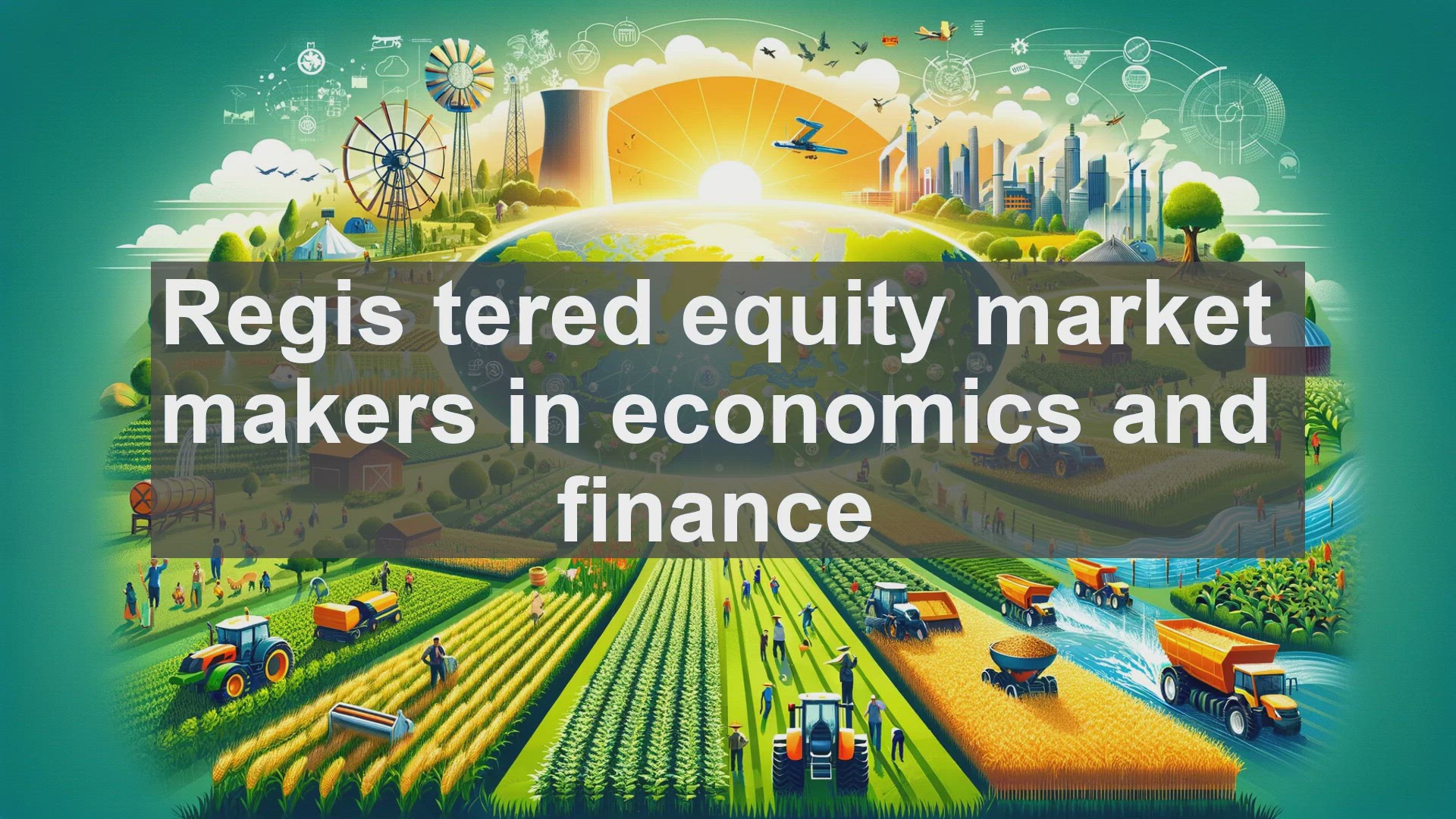 'Video thumbnail for Regis tered equity market makers in economics and finance'