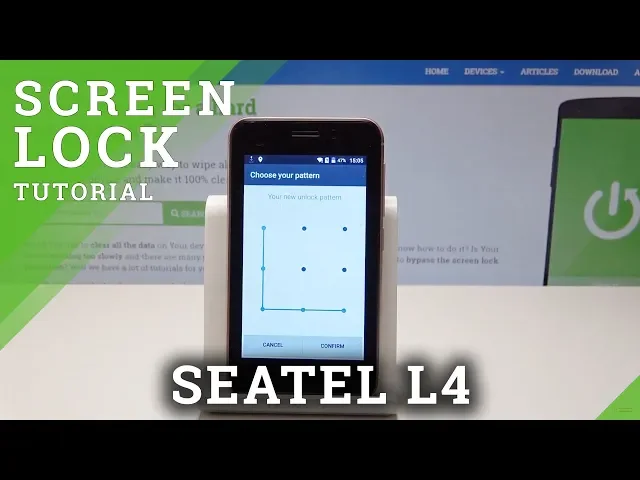 Video thumbnail for How to Add Pattern Lock in Seatel L4 - Set Up Lock Screen