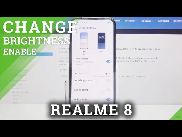 Video thumbnail for How to Activate Auto-Brightness on REALME 8 – Adjust Screen Light