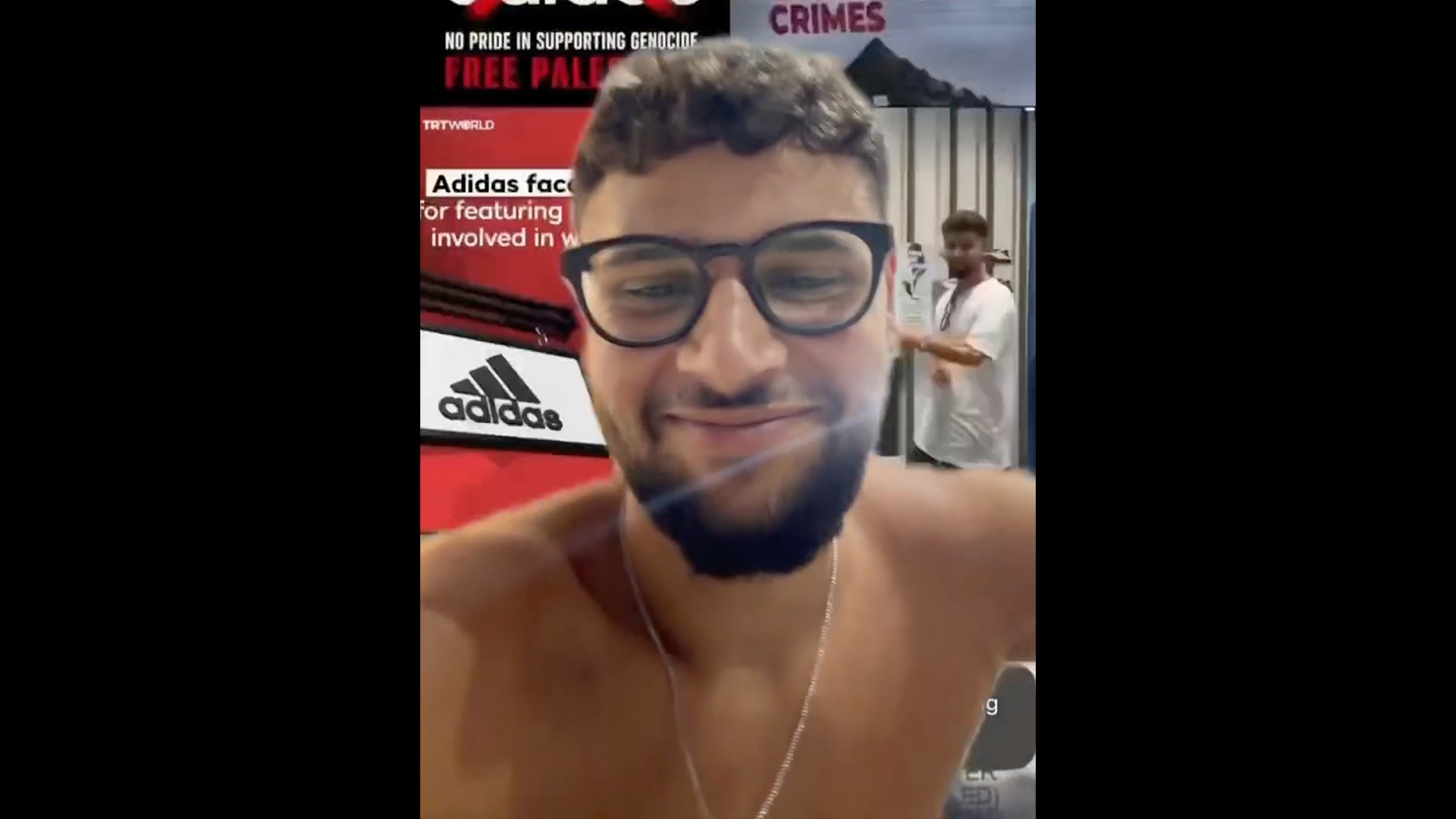Video thumbnail for Adidas faces boycott over amputee campaign featuring Israeli soldier
