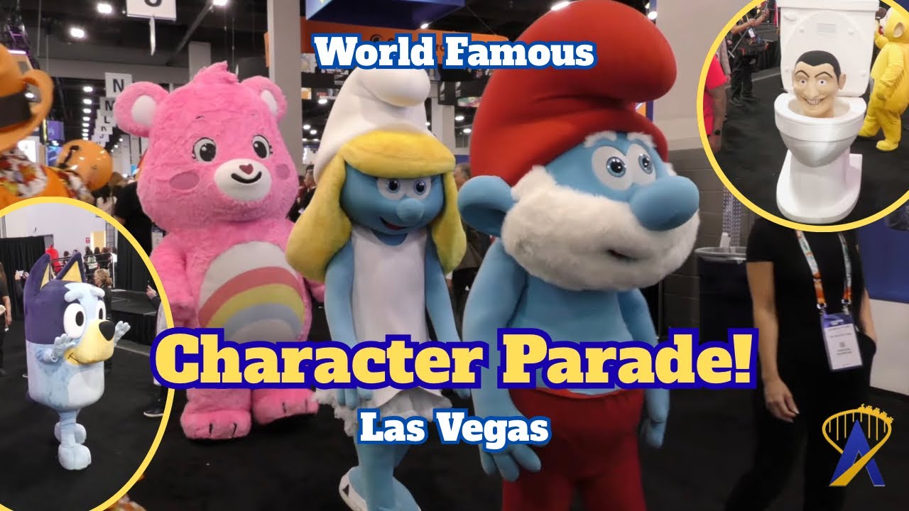 Video thumbnail for World Famous Character Parade From Licensing Expo 2026 - Las Vegas