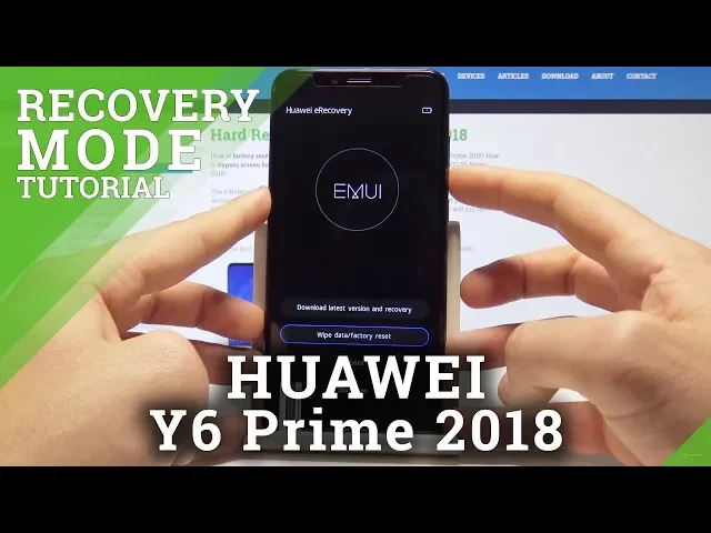 Video thumbnail for How to Enter Recovery Mode in HUAWEI Y6 Prime 2018 - eRecovery Mode