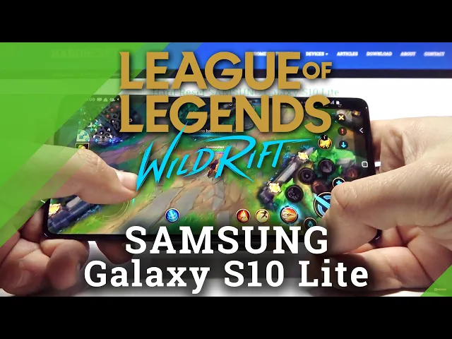 Video thumbnail for Samsung Galaxy S10 Lite - Wild Rift Game Checkup