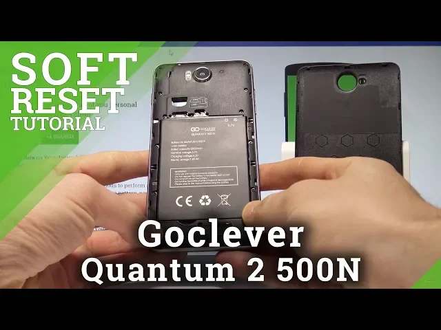 Video thumbnail for How to Remove Battery on GOCLEVER Quantum 2 500N - Soft Reset / Force Restart
