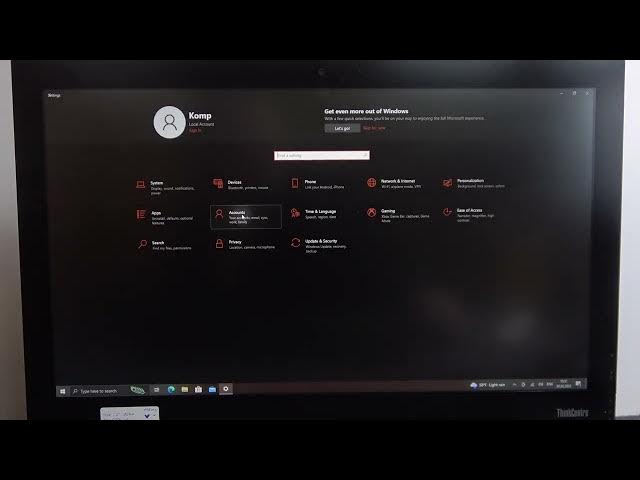 Video thumbnail for How To Remove User Account From LENOVO AIO M900Z