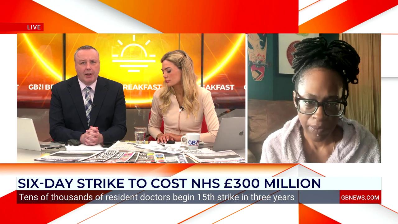 Video thumbnail for ‘We’d all like a pay rise!’ NHS patient speaks to GB News about ‘stressful’ resident doctor strike