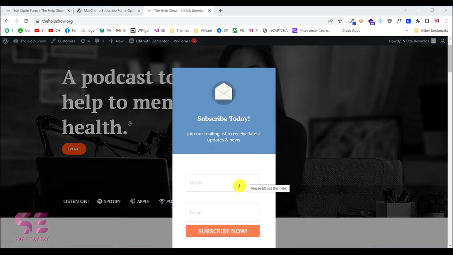 'Video thumbnail for How to Easily create a Popup Form in WordPress for FREE'