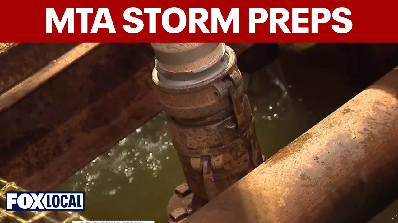 Video thumbnail for MTA preparing NYC subways for severe flooding  and torrential rain