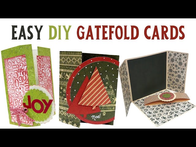Video thumbnail for Easy DIY Gatefold Card Tutorials For Cards And Invitations