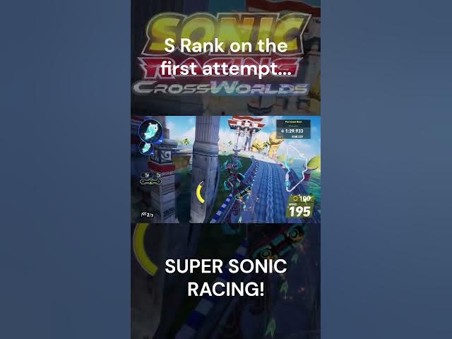 Video thumbnail for Super Sonic Racing Through Time Trials 💨🏃‍♂️‍➡️⏩