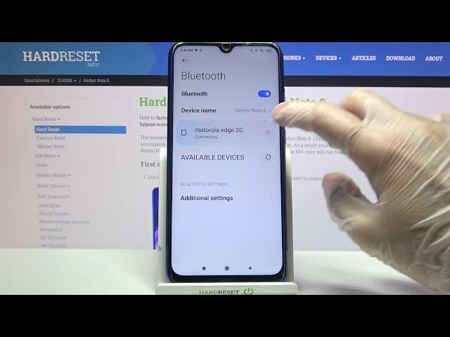 Video thumbnail for How to Connect XIAOMI Redmi Note 8 to Another Device through Bluetooth