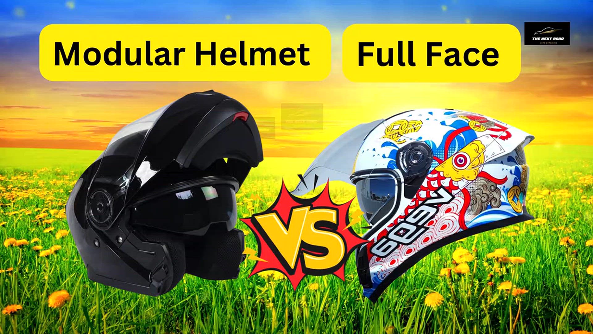 'Video thumbnail for Modular Helmet VS Full Face Helmet'