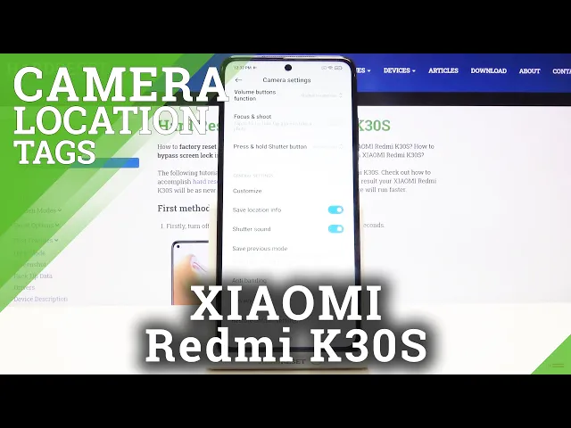 Video thumbnail for How to Turn On Camera Location Tags in XIAOMI Redmi K30s – Turn Off Camera Location Tags