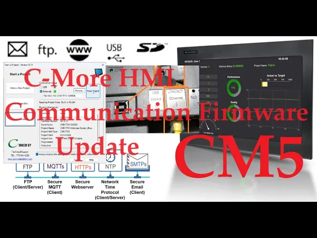 'Video thumbnail for C-More CM5 Communication Firmware Update'