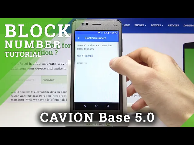 Video thumbnail for How to Block Number in CAVION Base 5.0 – Create Blacklist