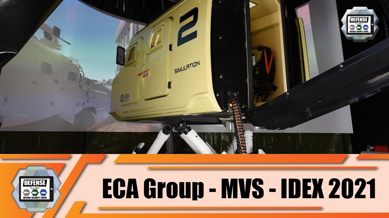Video thumbnail for IDEX 2021 ECA Group presents their solutions of military driving simulators Abu Dhabi UAE
