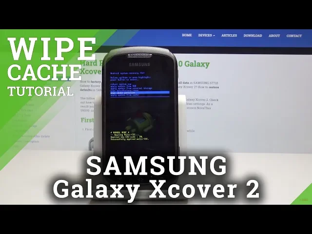 Video thumbnail for How to Wipe Cache in Samsung Galaxy Xcover 2 - Erase Temporary Cache Files