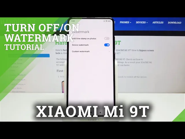 Video thumbnail for How to Turn On Watermark in XIAOMI Mi 9T – Customize Watermark