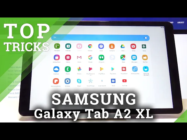 Video thumbnail for Pro Tips SAMSUNG Galaxy Tab A2 - Advanced Features / Helpful Tricks