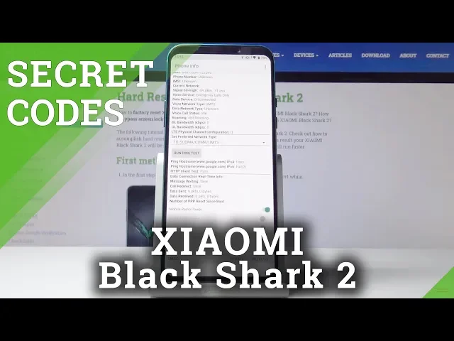 Video thumbnail for Secret Codes on Xiaomi Black Shark 2 - Testing Menu / Device Info