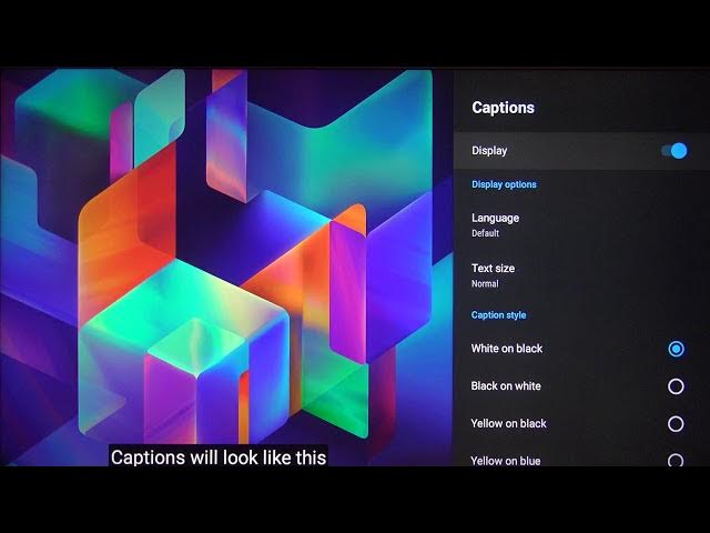 Video thumbnail for How to Turn On Captions Xiaomi Mi Stick TV and Customize Them