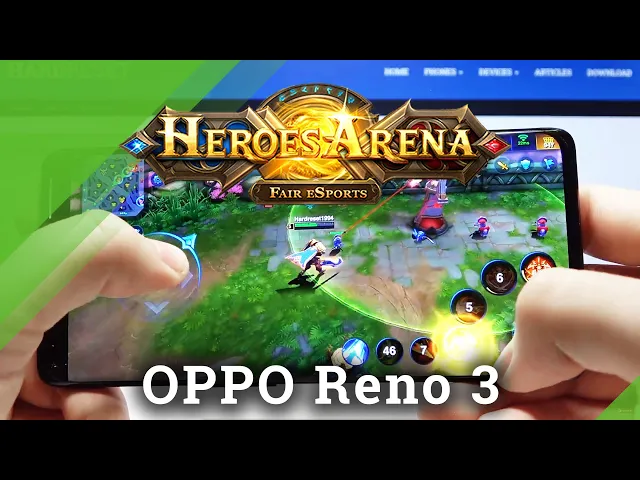 Video thumbnail for Heroes Arena Gameplay on OPPO Reno 3 – Quality Checkup
