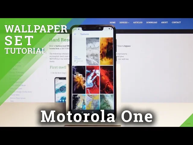 Video thumbnail for How to Change Wallpaper on MOTOROLA One - Set Up Wallpaper in MOTOROLA