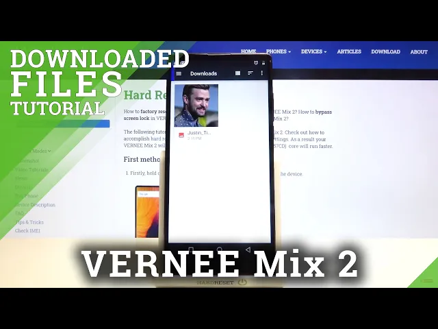 Video thumbnail for How to Locate all Downloads in Vernee Mix 2 – Access Downloaded Files