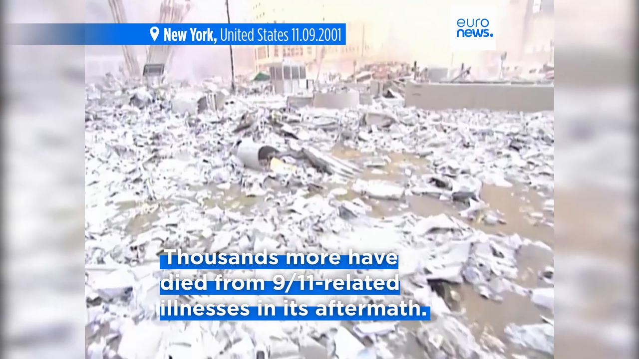 Video thumbnail for US commemorates 25th anniversary of devastating 9/11 attacks as their legacy endures