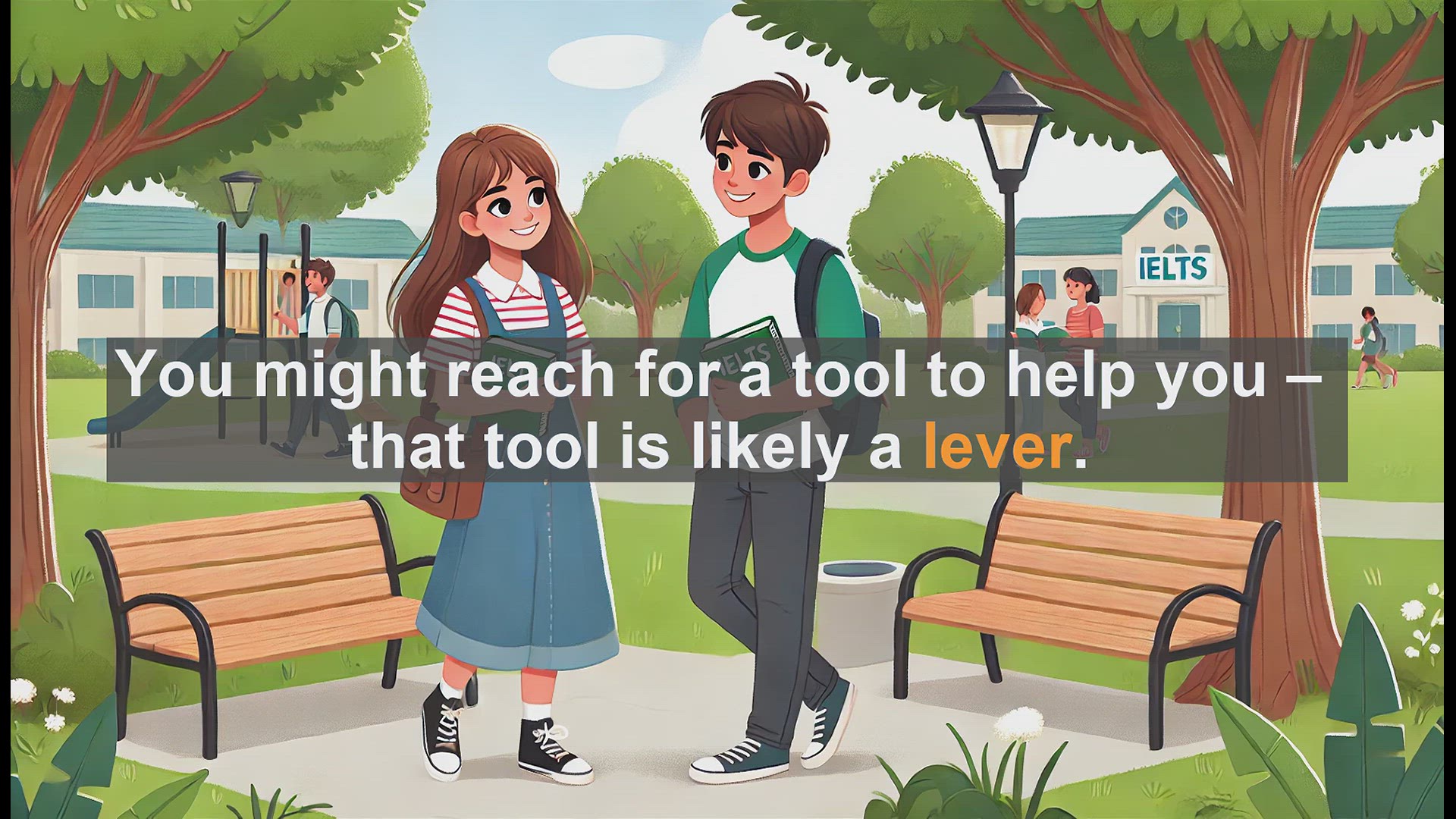 'Video thumbnail for 2500 Must Know IELTS 6.5 Vocabulary - Lever: A Simple Tool with Powerful Impact'
