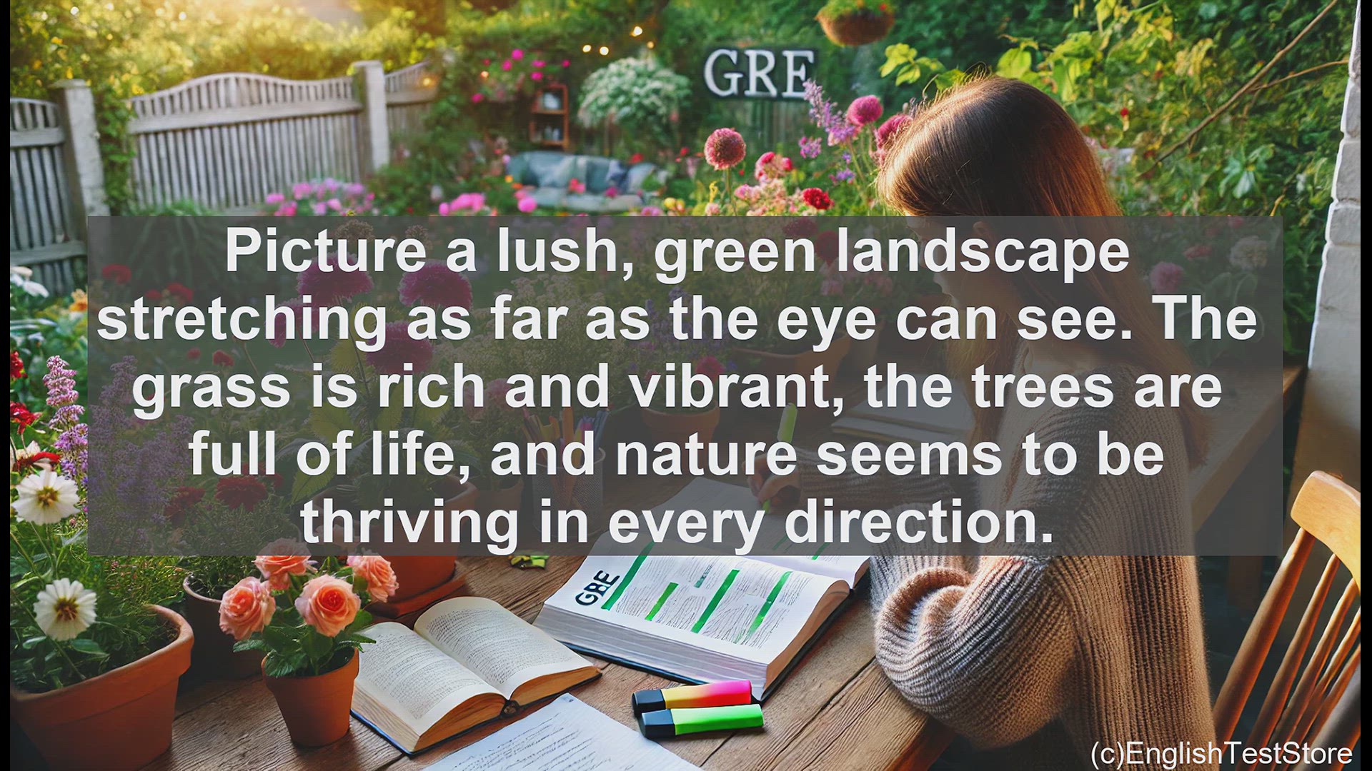 'Video thumbnail for GRE Vocabulary Lesson: Verdant - Exploring the Rich Greenery of Language'