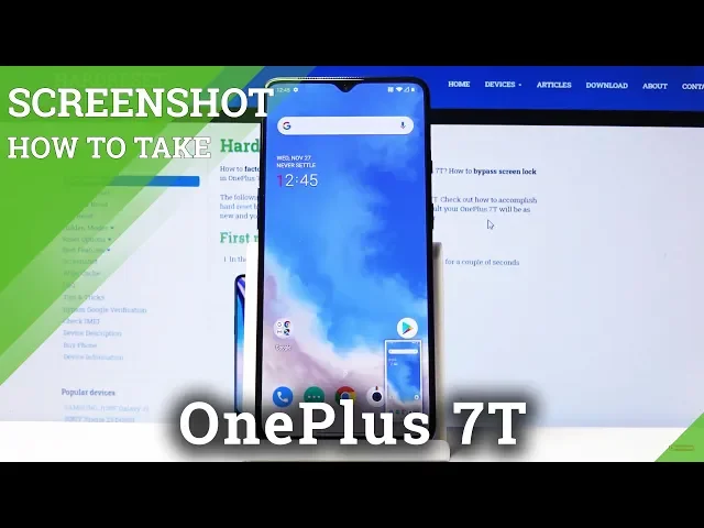 Video thumbnail for How to Take Screenshot in OnePlus 7T - Grab a Screen