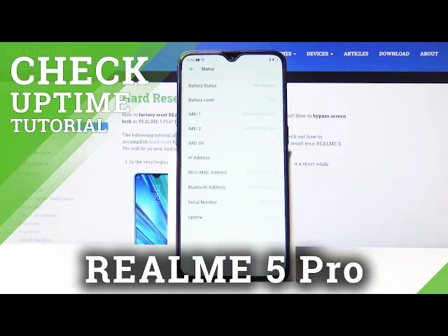 Video thumbnail for How to Check Uptime in REALME 5 Pro – Phone Activity