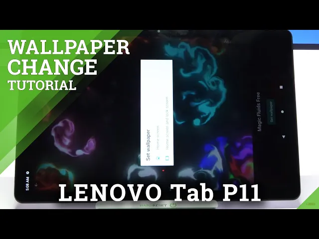 Video thumbnail for How to Set Up Live Wallpaper on LENOVO Tab P11 – Apply Magic Fluids Wallpaper