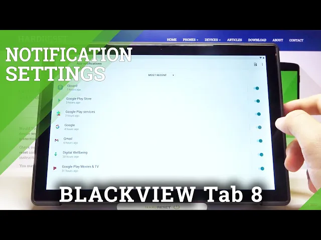 Video thumbnail for Change Notification Settings – Personalize Notifications on BLACKVIEW Tab 8