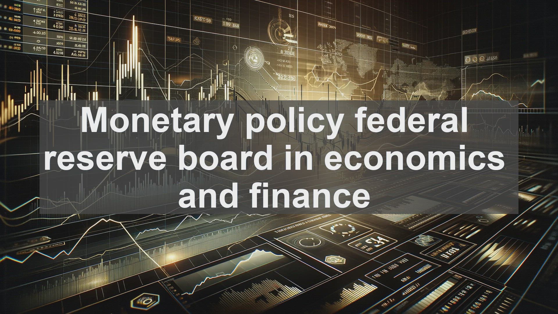 'Video thumbnail for Monetary policy federal reserve board in economics and finance'
