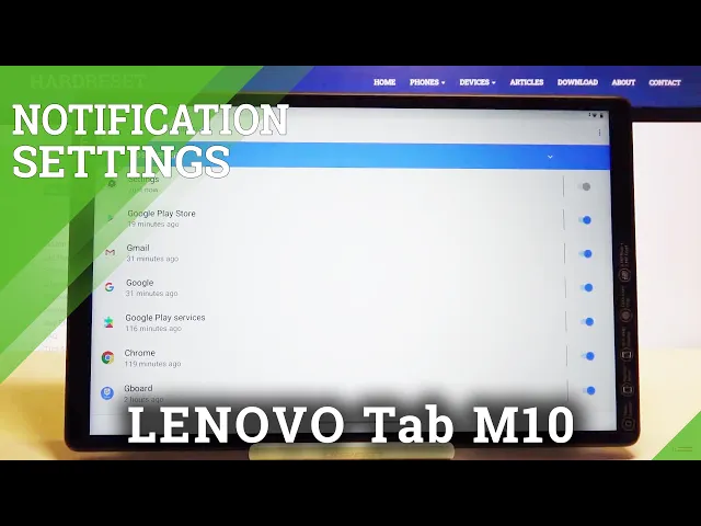 Video thumbnail for How to Personalize Notifications in LENOVO Tab M10 – Notifications Settings