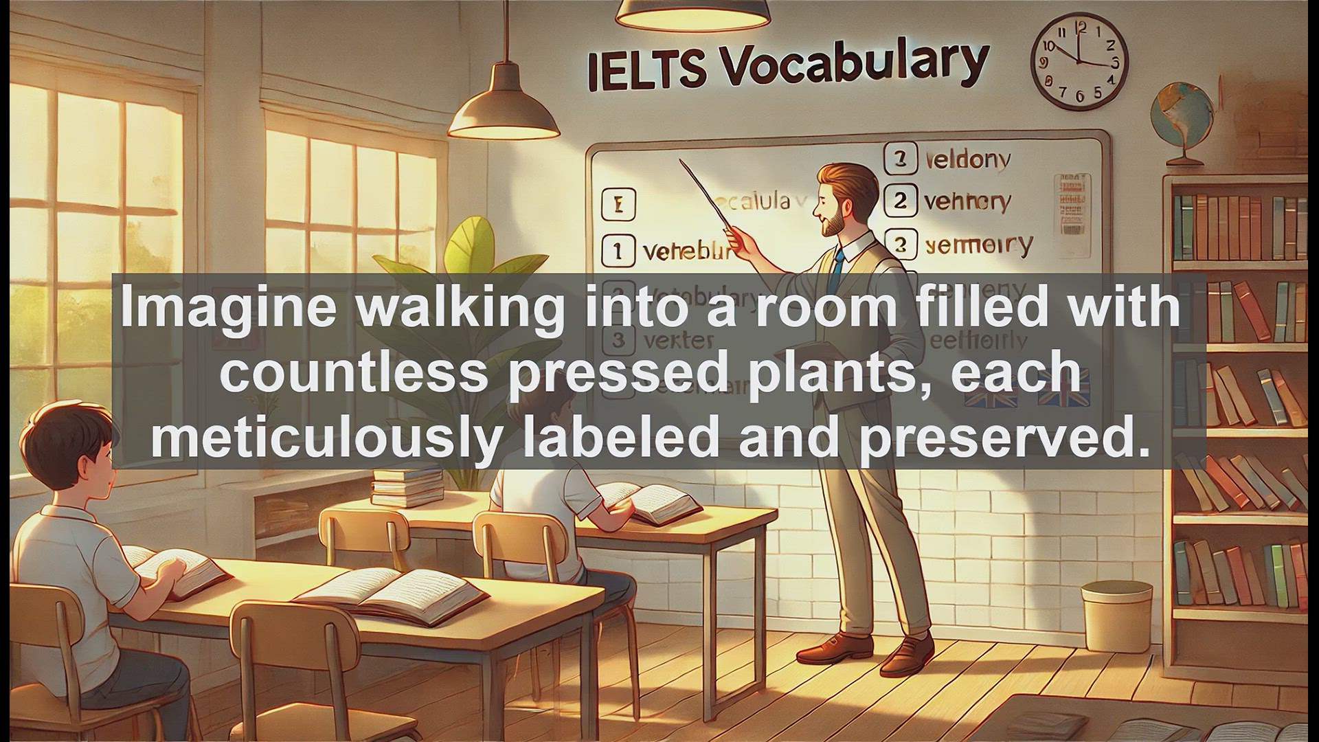 'Video thumbnail for 5000 Must Know IELTS 8.0 Vocabulary - What is a Herbarium? Key IELTS Vocabulary Explained'