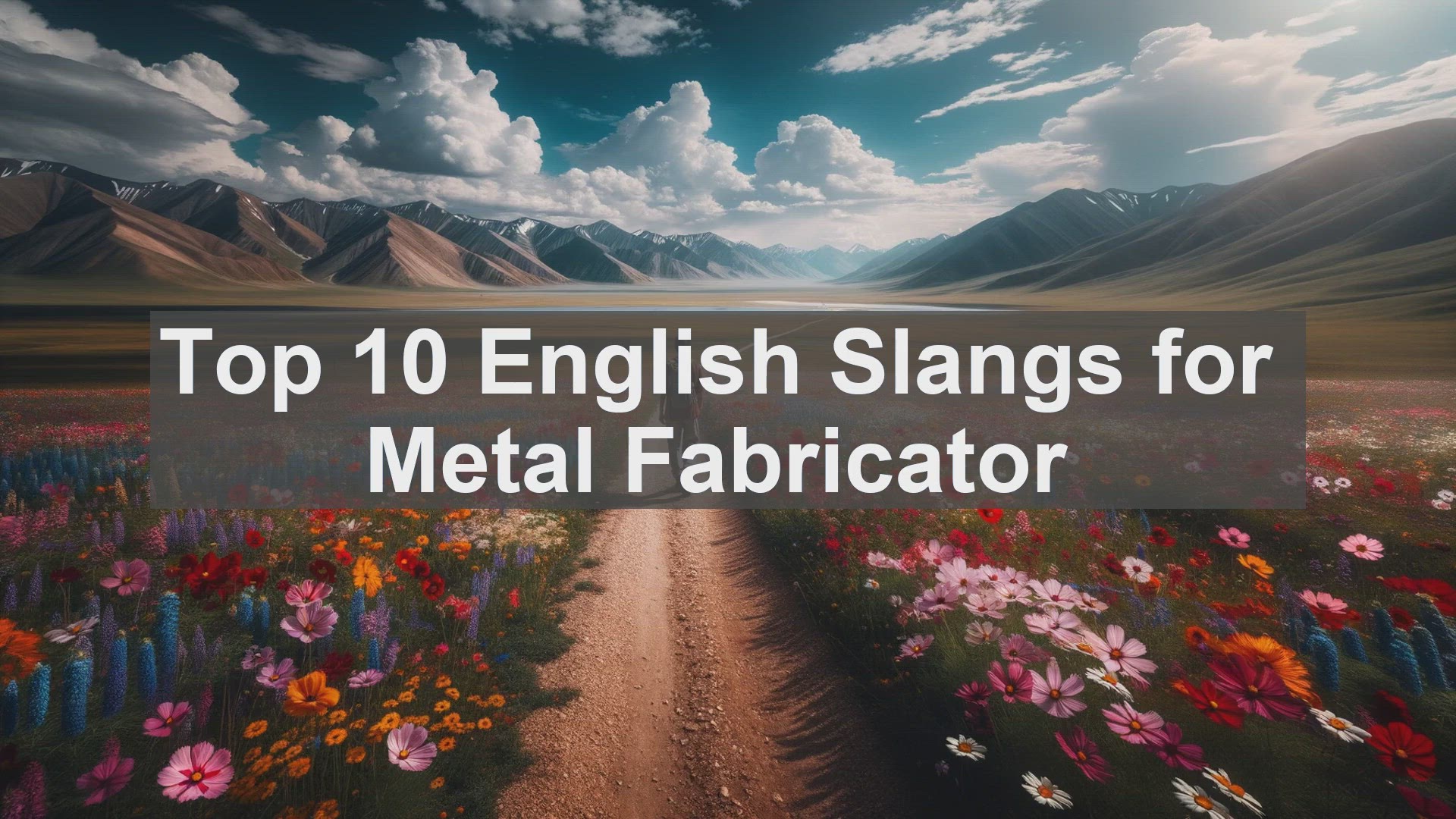 'Video thumbnail for Top 10 English Slangs for Metal Fabricator'