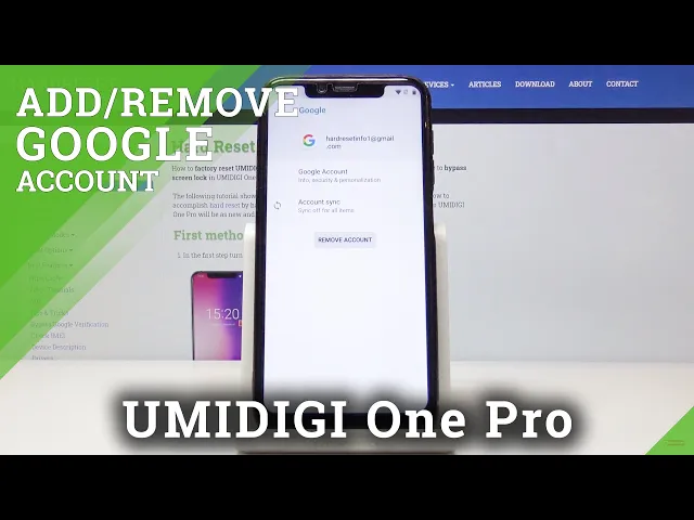 Video thumbnail for How to Add & Remove Google Account in UMIDIGI One Pro – Manage Google Account